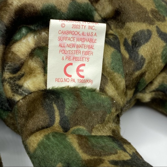 2003 Ty Hero Beanie Bear - Picture 10 of 12